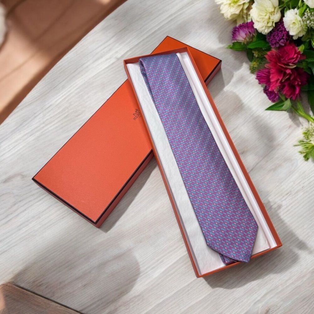 Hermes Silk Tie
